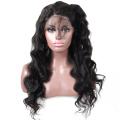 Em estoque 8A 10 &quot;-26&quot; 130% densidade full lace perucas naturais onda brasileira peruca de cabelo humano cabelo do bebê